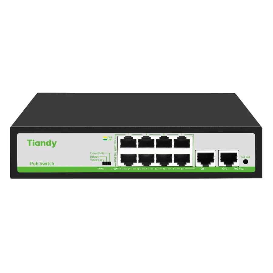 PoE-коммутатор 8 портов · TC-P3S010 (H/0820/AT/90)