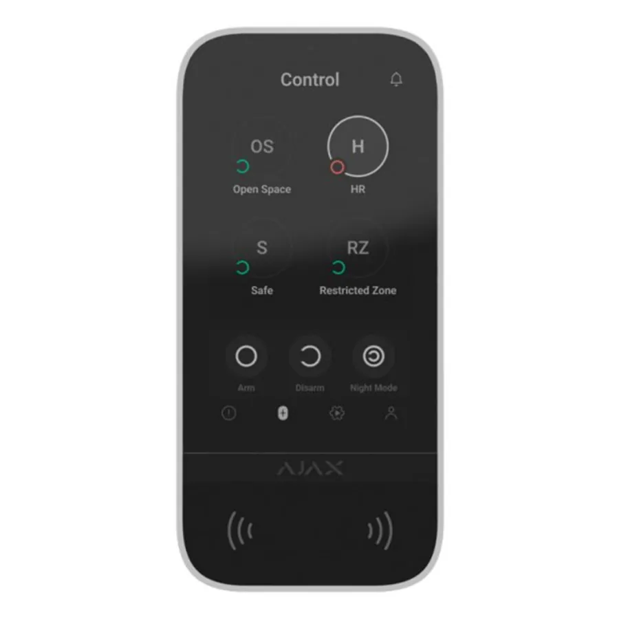 Клавиатура управления Ajax KeyPad TouchScreen