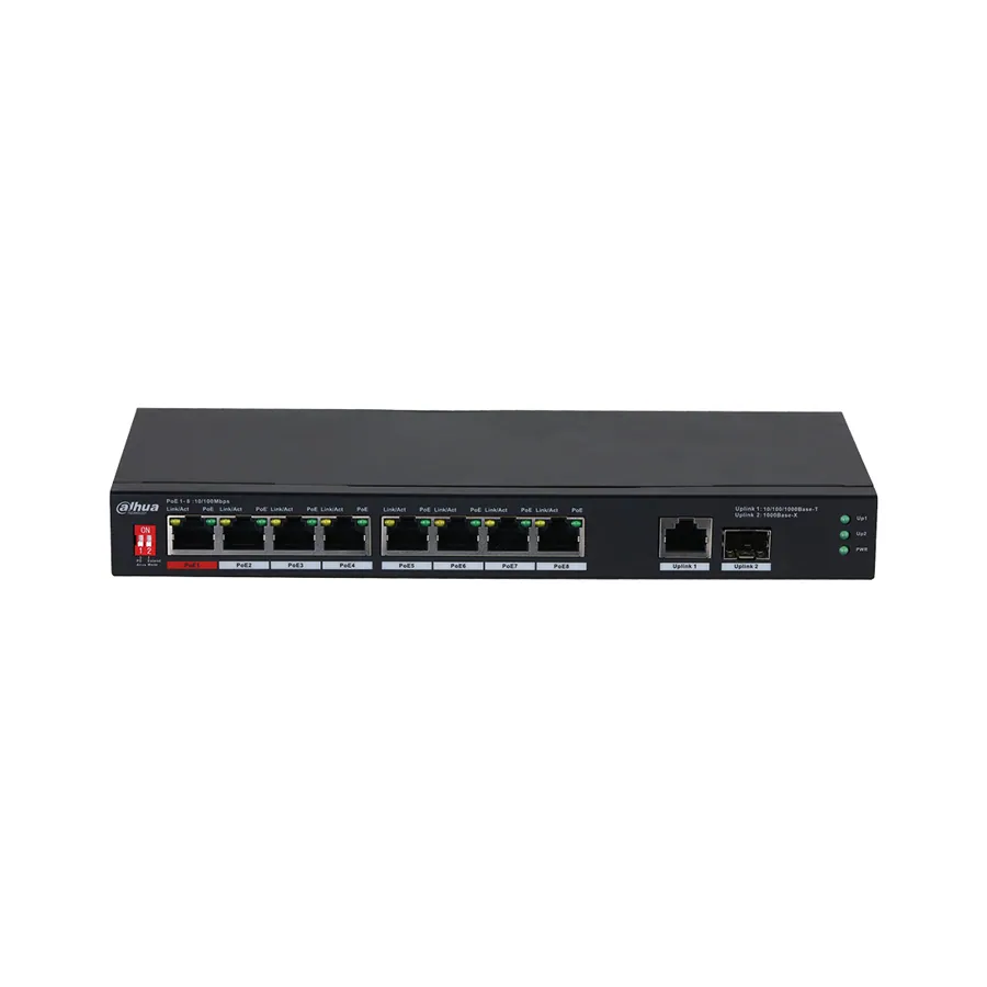 Коммутатор Dahua DH-PFS3110-8ET1GT1GF-96 — фото 2